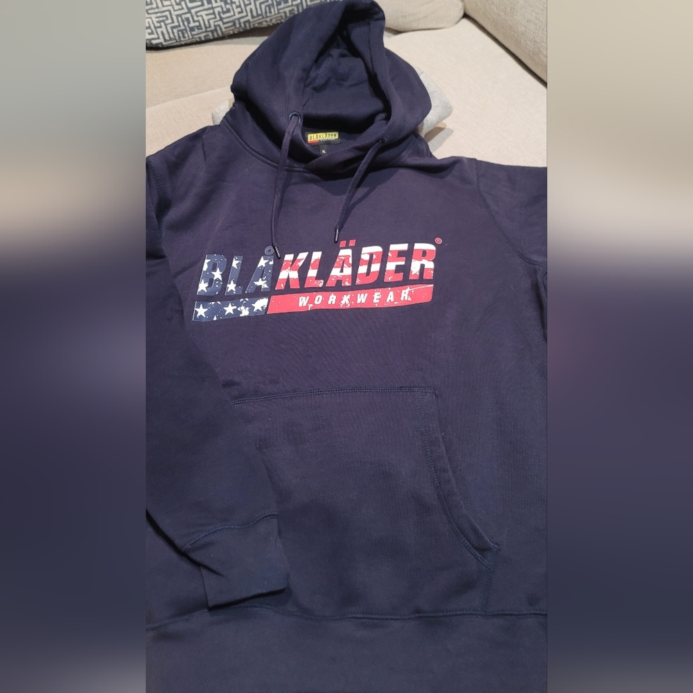 Blakladar Men's Navy Hoodie XL - Picture 7 of 7